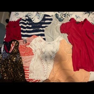9 piece spring/summer blouse bundle 
Variety of brands